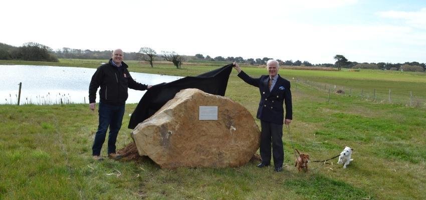 Local MP Opens New Public Footpath at our Downton Manor Farm  Quarry