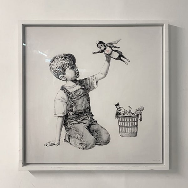 Banksy painting - Game Changer