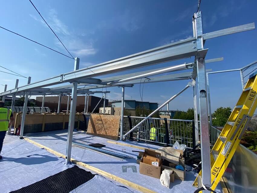 Construction of the shelters